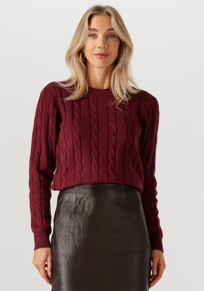 Copenhagen Muse Cmkotom-pullover Truien & vesten Dames - Sweater - Hoodie - Vest- Bordeaux - Maat XS