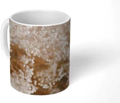 Mok - Koffiemok - Pampasgras - Plant - Natuur - Mokken - 350 ML - Beker - Koffiemokken - Theemok