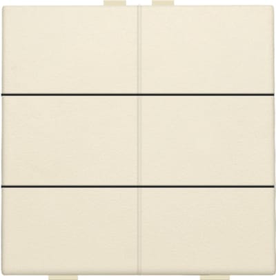 Niko Home Control - Zesvoudige busdrukknop Creme - 100-51006