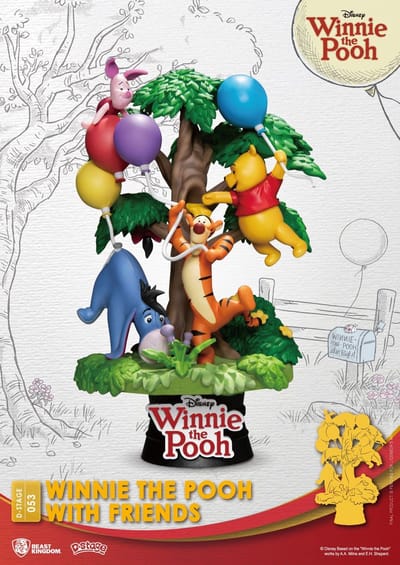 Beast Kingdom Toys Disney D-Stage PVC Diorama Winnie The Pooh met Friends 16 cm Dioramas