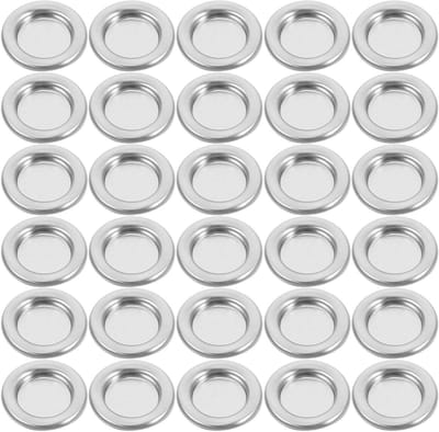 50 Stuks Metalen Incense Cone Tray voor Binnengebruik - Decoratieve Incense Burner en Houder voor Aromatische Sticks en Kegels