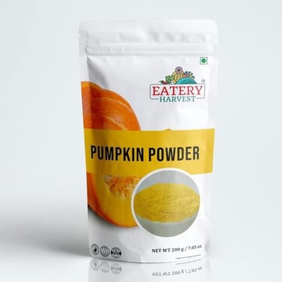 EATERY HARVEST by Saipro Pompoenpoeder 200 g, Vezelrijk Pompoenpoeder Voor Pompoensoepmix| Kruiden Jusmix, Glutenvrije aata-mix