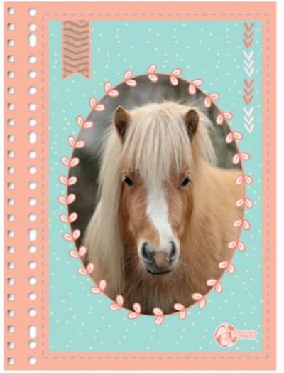 Penny Collegeblok Sunny - Notitieboek - Notitieboekje - Notitieboeken - Schrift - Schriften - To Do - Notitieblok - Paarden - Paard - Paarden Spullen - Paardenliefhebber - Pony - Veulen