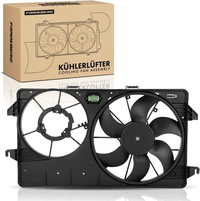 Frankberg 1x Motorradiateur Enkele ventilator