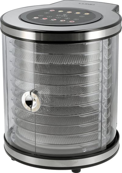 Lund 850 Watt Voedseldroger / Dehydrator met 10 droogrekken