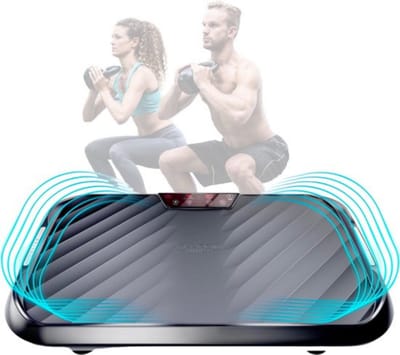 Luxe Trilplaat – Voor Benen – Bloedsomloop – Powerplate Fitness – Bloedcirculatie – Universeel – 200W – Zwart