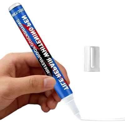 Voegen Reparatie - Tegelstift Kit - Voegen Opfrissen - Sneldrogend Waterdicht - 20g - Wit
