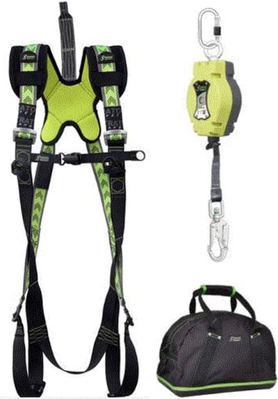 Kratos Safety valbeveiliging set Zonnepanelen Ximo 1- Helixon 6 meter voor hellend dak werkzaamheden Maat S-L - Maat: L/XXLS/L