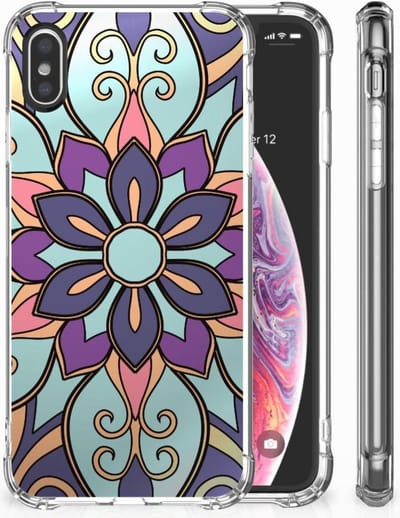 Apple iPhone X | Xs Case Purple Flower