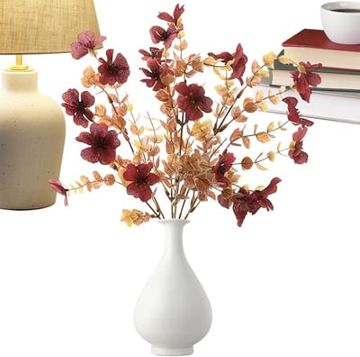 Droogbloem Decoratie - Kunstbloemen Arrangement - Huis Verfraaien - Weerbestendig Ontwerp - 31x16 cm - Stijl B