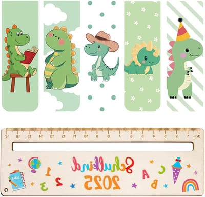 Leeshulp Kinderen - Leesliniaal Set - Concentratie Verbeteren - Magnetische Bladwijzers - Set van 5 - Meerkleurig