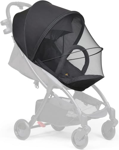 Universele kinderwagen zonnescherm en klamboe - 2-in-1 wandelwagen hoes met UV-bescherming