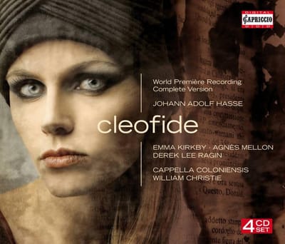 Emma Kirkby, Agnès Mellon, Derek Lee Ragin, Cappella Coloniensis, William Christie - Hasse: Cleofide (4 CD)