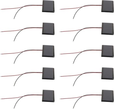 Zonnepanelen - Mini Zonnecellen - Doe-het-zelf Projecten - Compact Ontwerp - 68 x 37 mm - Zwart