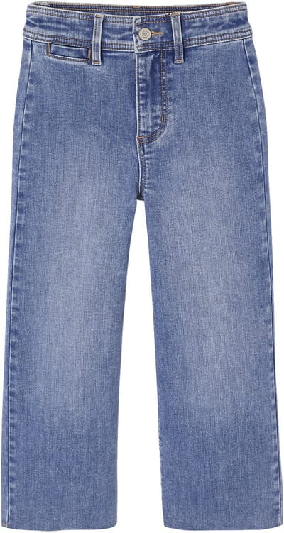 Vertbaudet Onverwoestbare wijde jeans voor meisjes