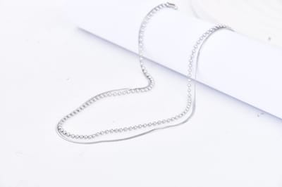 ABkettinkjes - Ketting - Dubbel - Laagjes - Staal - RVS