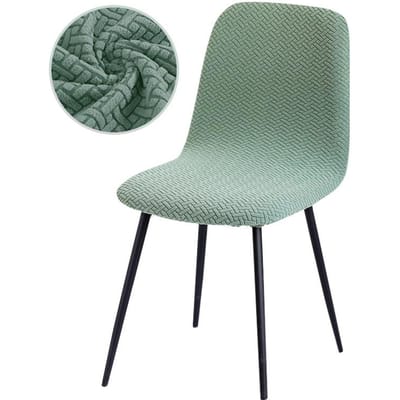 Hogere kwaliteit fluwelen stoelhoes 1/2/4/6 stuks rekbare stoelhoes voor eetkamer 2 soorten stoffen stoelhoes voor thuis 1 Piece