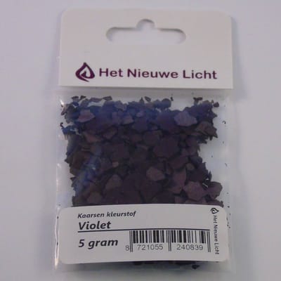 Het Nieuwe Licht ® - Kaarsen kleurstof - VIOTLET - 5 gram