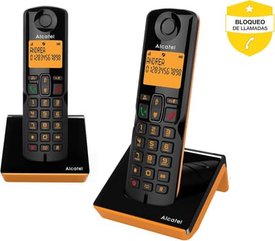 Draadloze telefoon met handsfree en blokkeerfunctie voor ongewenste oproepen - 50 namen en nummers