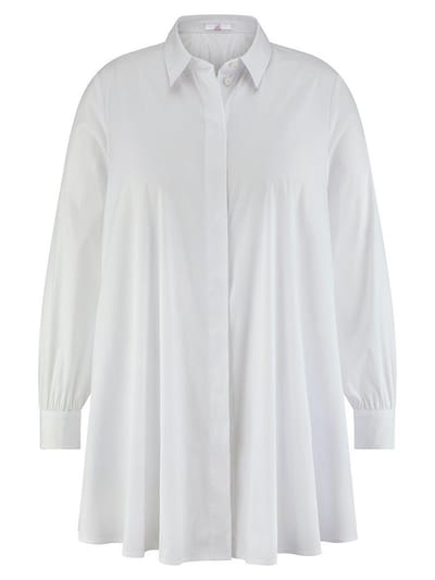 Lange blouse lange mouwen Van Emilia Lay wit