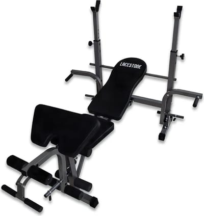 Multifunctionele Trainingsbank / Fitnessbank - Verstelbaar - Zwart