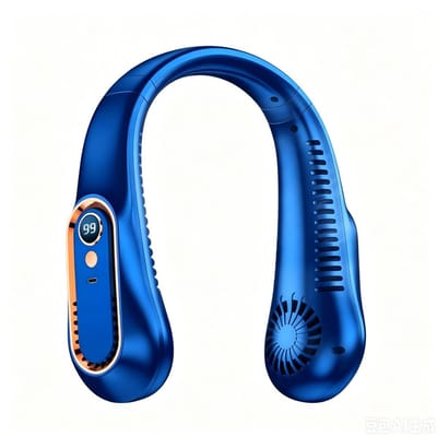 Draagbare nekventilator USB oplaadbare nekband luchtkoeler Professionele verbeterde versie frisse stijl