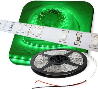 LEDstrip GROEN 5-meter 30 leds/meter waterproof LED strip