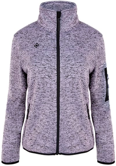 Izas Novi Fleece Met Volledige Rits Paars S Vrouw