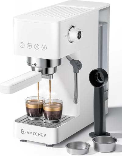 Espressomachine met 20 Bar Pompdruk en Professionele Melkopschuimer Cappuccino Latte