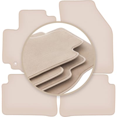 PREMIUM beige vloermatten voor: Opel Agila B hatchback 2008-2014
