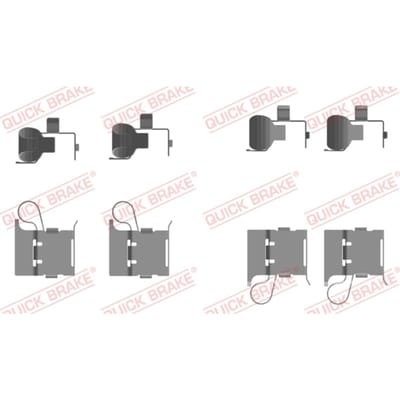 Toebehorenset, schijfremblok QUICK BRAKE 109-0097