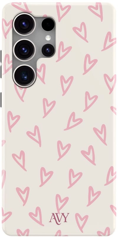 AVY Hard Shell Back Cover | geschikt voor Samsung Galaxy S25 Ultra | Cupid Blush | Compatibel met MagSafe & Qi2