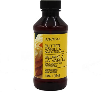 LorAnn Butter Vanilla Bakery Emulsion - aroma voor taarten en desserts - 118 ml