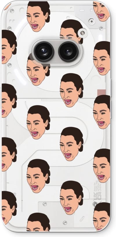 Case Company® - Hoesje geschikt voor Nothing Phone (2a) hoesje - Ugly Cry Call - Soft Cover Telefoonhoesje - Bescherming aan alle Kanten en Schermrand