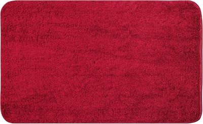 STAR&STER Badmat 50x80 cm – Rood – Antislip & Absorberend – Zachte Wasbare Voetmat voor Badkamer, Slaapkamer & Woonkamer