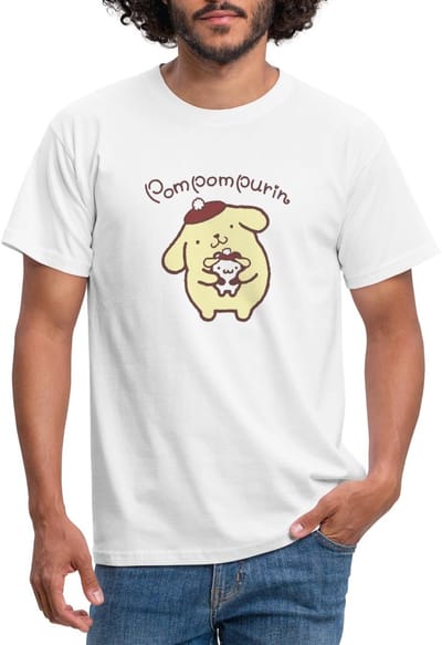 Pompompurin Met Muffin Verkleed Als Pompom Purin T-Shirt Heren