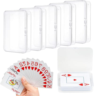 Speelkaarten Bescherming - Set van 5 Stuks - Duurzame Kaartendozen voor Poker en Bordspellen