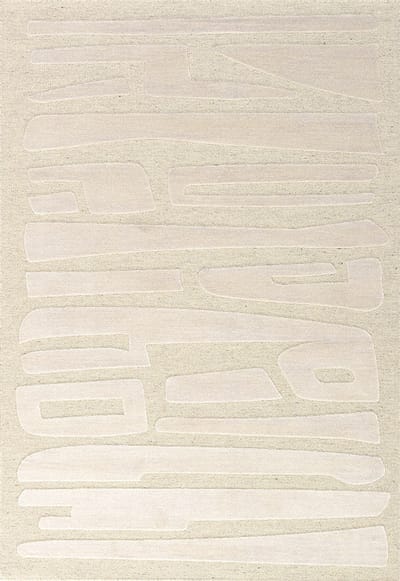 Acsento Chiara 3165 Ivory Vloerkleed - 160 x 230 cm - Ivoor - Rechthoekig - Viscose, Wol, Polyamide - Eetkamer, Woonkamer, Slaapkamer - Abstract, Strepen - Scandinavisch, Modern