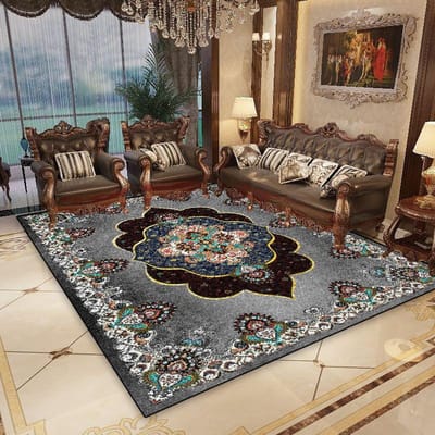Traditioneel Tapijt in Chinese Stijl Woonkamer Huisdecoratie Bedrukking Bank Grote Vloerkleden Lounge Salontafels Antislip Vloermat 60*90cm