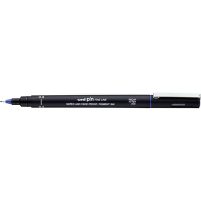 Fineliner Uni-ball Pin 0,3mm blauw
