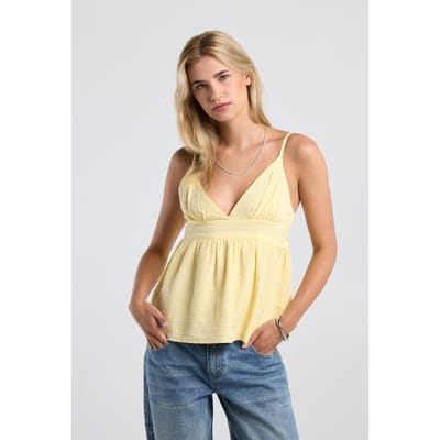 America Today Ileen Yellow Maat: M | Tops Outlet | Dames | Geel