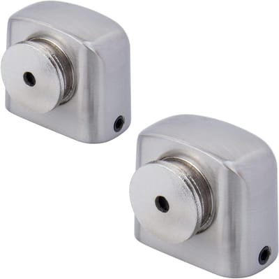 Magnetische Deurstopper - Deurvastzetter - Deur Beschermen - Met Ophangbuffer - Set van 2 - Roestvrij staal