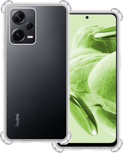 Hoesje Geschikt voor Xiaomi Redmi Note 12 Pro+ - Sterk & Shockproof - Siliconen Case - Back Cover - Telefoon Hoes Shock Proof - Transparant
