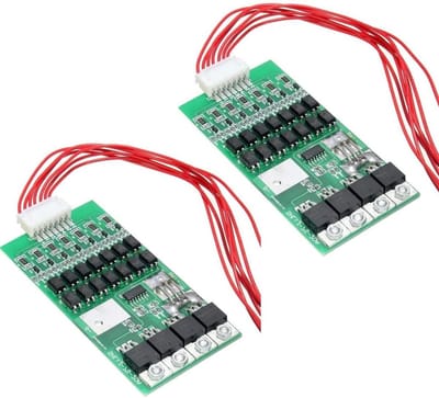 Batterij Beschermingsbord - Lithium Lader - Batterij Beheer - 7S 20A Circuit - 2 Stuks - Groen