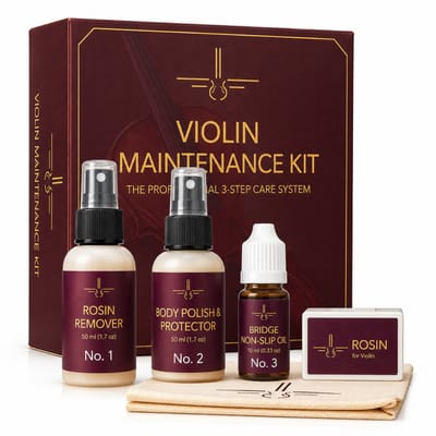 Viool & Stijkinstrumenten Onderhouds (5) set - Maintenance Kit - 3-Step onderhoudset