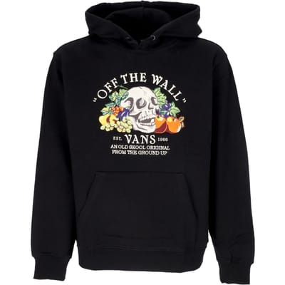 Lichtgewicht herensweatshirt met capuchon vanaf de grond, capuchon zwart