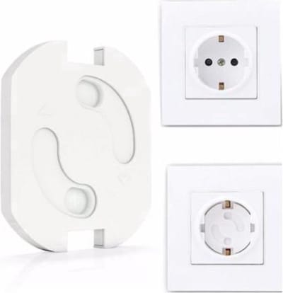*** 20 Stuks Zelfklevende Stopcontactbeschermers - Veiligheid voor Kinderen, Babys & Huisdieren - Elektriciteitsbeveiliging - van Heble® ***