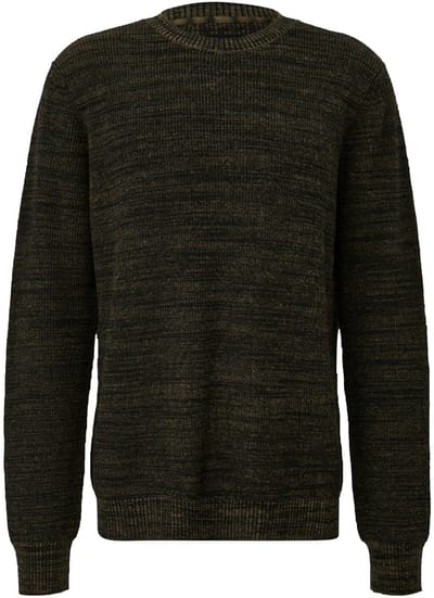 Q/S designed by - Heren pull - Maat L - Mannen - ZWART - polyester