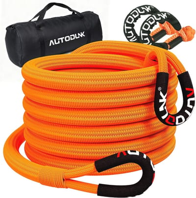 Kinetische herstel- en sleepkabel 1" x 30' voor 4WD, SUV, ATV, UTV - Offroad herstelkit