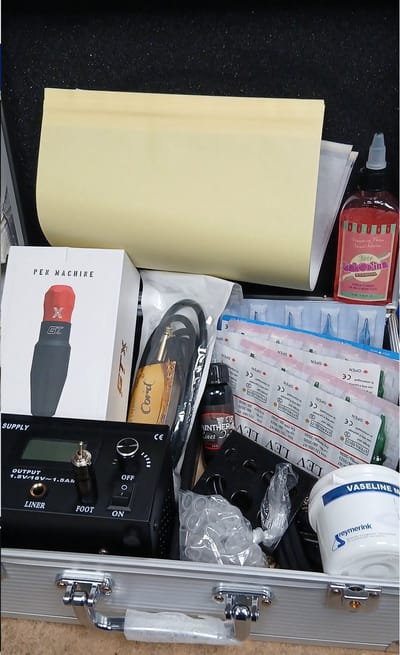 Tattoo artist beginner set - Wired Tattoo Set - Ready to Go!